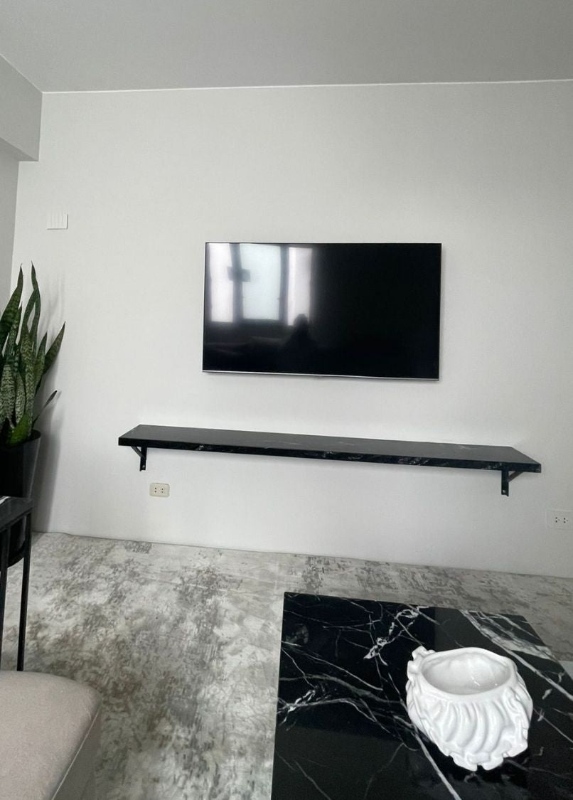 repisa de granito mueble para tv